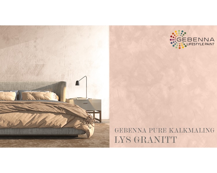 lys granitt kalkmaling